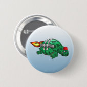 Raketschildpad Ronde Button 5,7 Cm (Voorkant /achterkant)