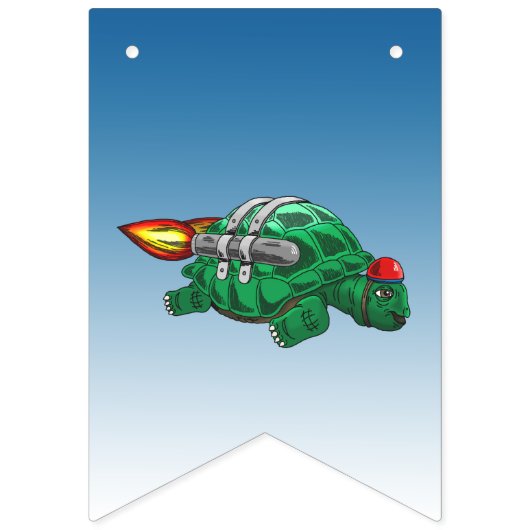 Raketschildpad Vlaggetjes (Eerste vlag)