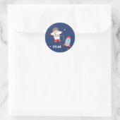Raketschip Buitenruimte Astronaut Kinder Stickers (Tas)