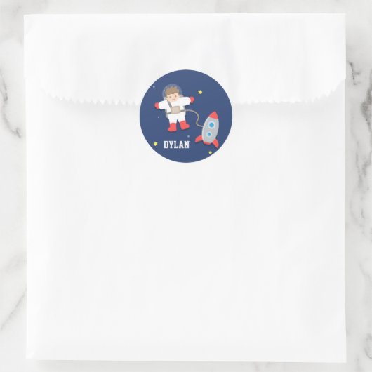 Raketschip Buitenruimte Astronaut Kinder Stickers (Tas)