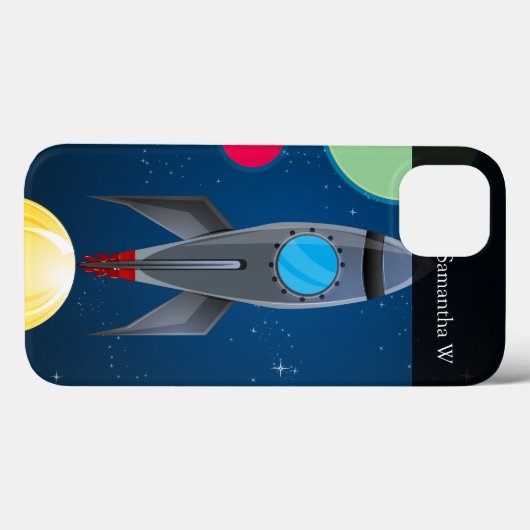 Raketschip buitenruimte Case-Mate iPhone case (Achterkant (horizontaal))