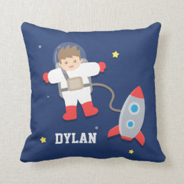 Raketschip Buitenruimte Kleine Astronaut Jongenska Kussen