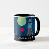 Raketschip buitenruimte mok (Voorkant rechts)