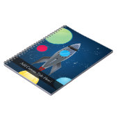 Raketschip buitenruimte notitieboek (Linkerzijde)