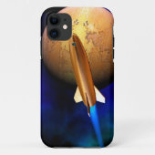 raketschip Case-Mate iPhone case (Achterkant)