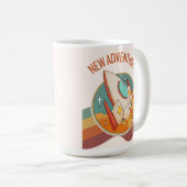 raketschip nieuwe avontuur koffiemok (Voorkant rechts)