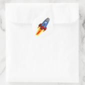 Raketschip - Nummer 1 Sticker (Tas)