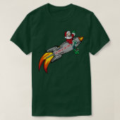 Raketschip Santas T-shirt (Design voorkant)