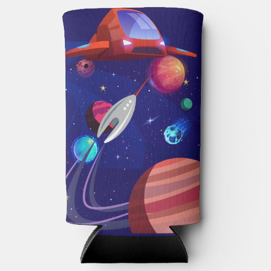 RAKETSCHIP SELTZER BLIKJESKOELER (Voorkant)