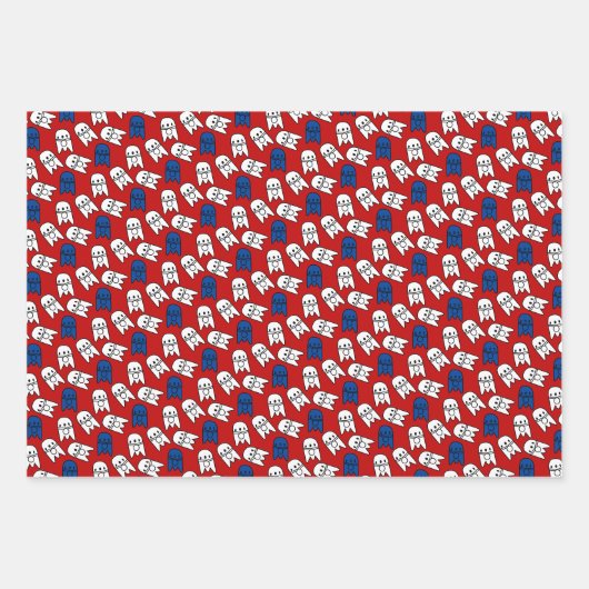 Raketschip Verjaardag Inpakpapier Vel (Voorkant)