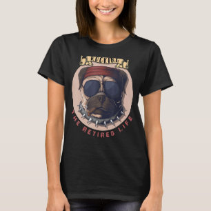 Raketsen van de pensioen- en rustperiode 2022 in r t-shirt