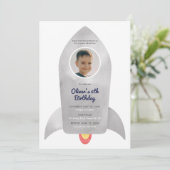 Raketsjeschip Kind op zaterdag Kaart (Staand voorkant)