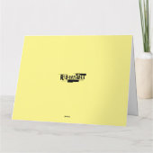 Raketslak op de Birthday Kaart (Achterkant)