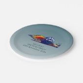 raketslak papieren bordje (Gekanteld)