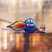 raketslak raamsticker (Vel 2)