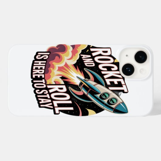Raketslinger Case-Mate iPhone case (Achterkant (horizontaal))