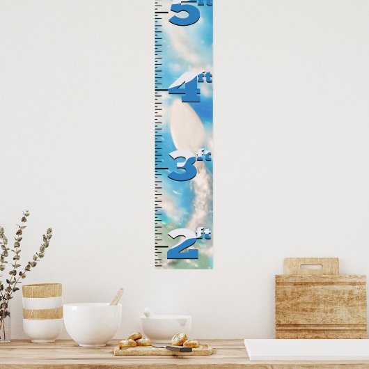 Raketstartgroeigrafiek Poster (Keuken)