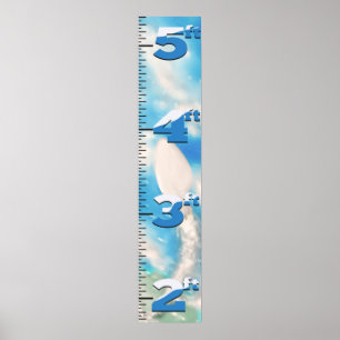 Raketstartgroeigrafiek Poster