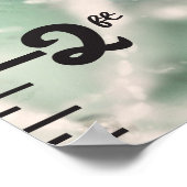 Raketstartgroeigrafiek Poster (Hoek)