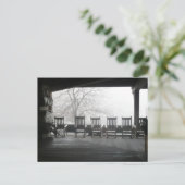 Raketstoelveranda met een mooi uitzicht briefkaart (Staand voorkant)