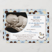 Rakettaartjongen koninklijke kaart (Voorkant / Achterkant)