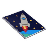 Rakettekening Notitieboek (Rechterzijde)