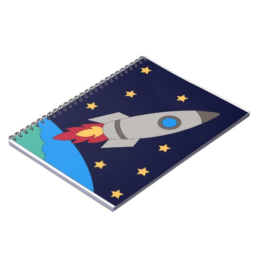 Rakettekening Notitieboek (Linkerzijde)