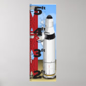 Rakettelling Lancering Groeigrafiek Poster (Voorkant)