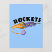 raketten briefkaart (Voorkant)