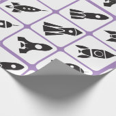 raketten cadeaupapier (Hoek)