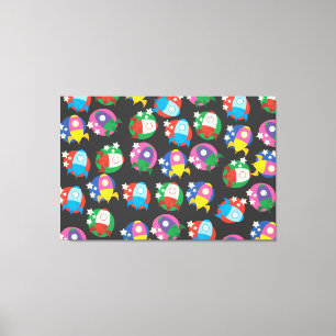 raketten canvas afdruk