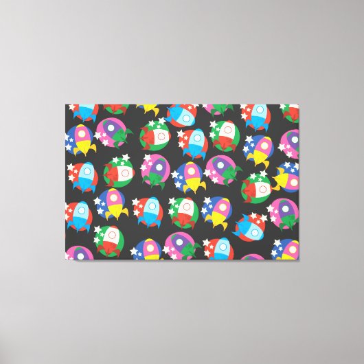 raketten canvas afdruk (Voorkant)