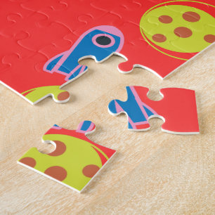 Raketten en raketten legpuzzel