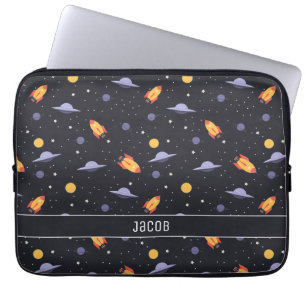 Raketten en ruimteschepen voor de kosmische ruimte laptop sleeve