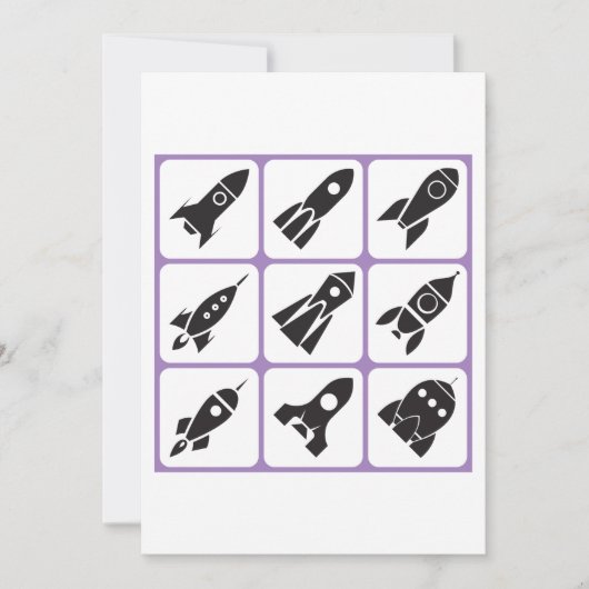 raketten kaart (Voorkant)