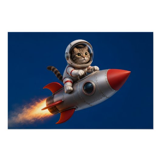 Raketten Kitty Perfect Poster (Voorkant)