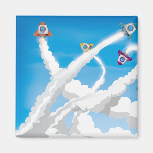 Raketten! Magneet (Voorkant)