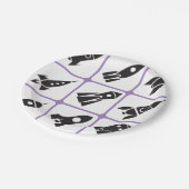 raketten papieren bordje (Gekanteld)