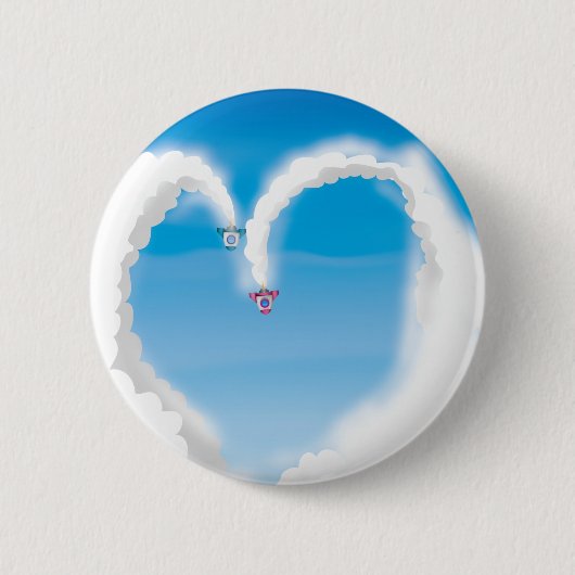 Raketten! Ronde Button 5,7 Cm (Voorkant)