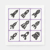 raketten servet (Voorkant)