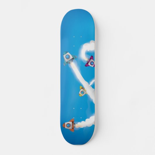 Raketten! Skateboard (Voorkant)