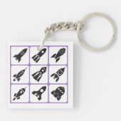 raketten sleutelhanger (Achterkant)