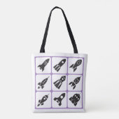 raketten tote bag (Achterkant)