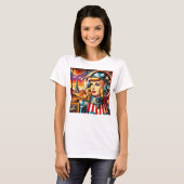Raketten tussen de sterren t-shirt (Voorkant volledig)