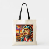 Raketten tussen de sterren tote bag (Achterkant)