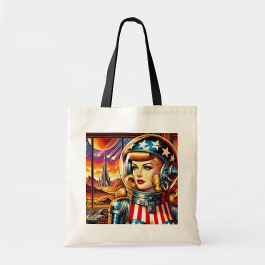 Raketten tussen de sterren tote bag (Voorkant)