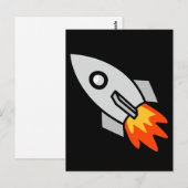 Raketten voor afzuigraketten briefkaart (Voorkant / Achterkant)