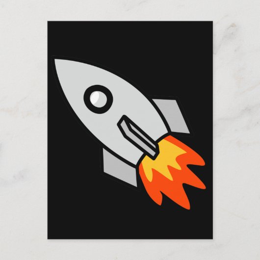 Raketten voor afzuigraketten briefkaart (Voorkant)