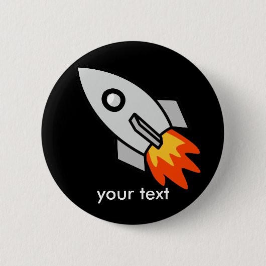 Raketten voor afzuigraketten ronde button 5,7 cm (Voorkant)