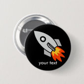 Raketten voor afzuigraketten ronde button 5,7 cm (Voorkant /achterkant)